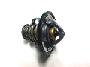 Image of Engine Coolant Thermostat. THERMOSTAT ASSEMBLY. An Engine Coolant. image for your Hyundai